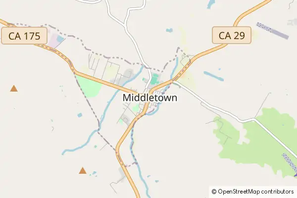 Karte Middletown