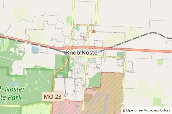 Karte Knob Noster