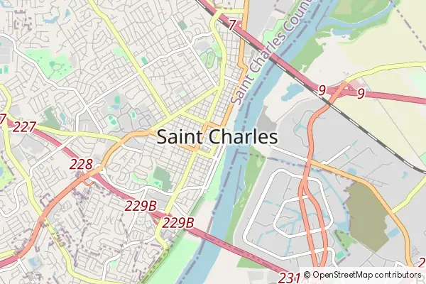 Karte: Saint Charles • © OpenStreetMap contributors Karte Saint Charles