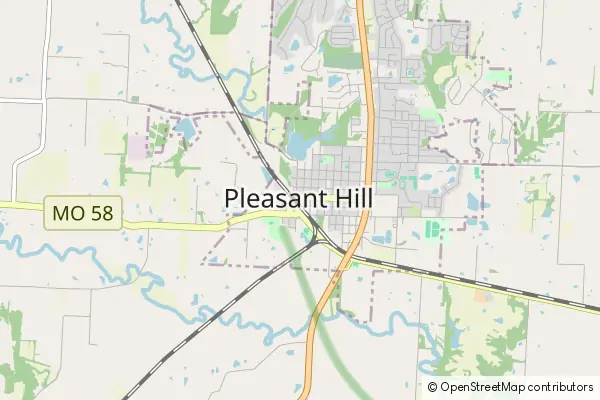 Karte Pleasant Hill