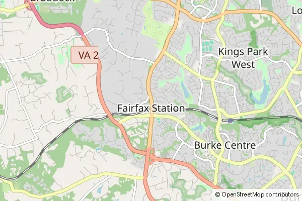 Karte Fairfax Station