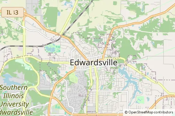 Karte Edwardsville