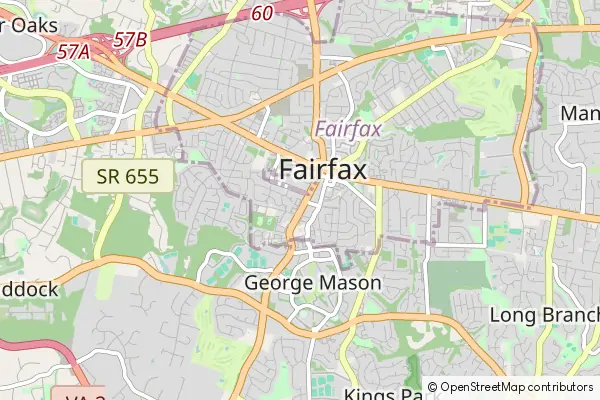 Karte Fairfax