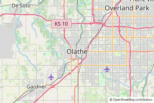 Karte Olathe