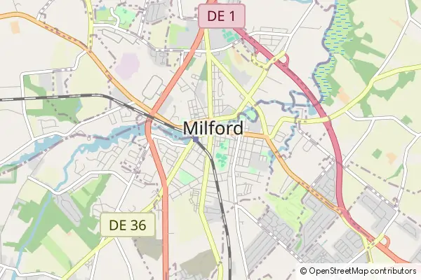 Karte Milford