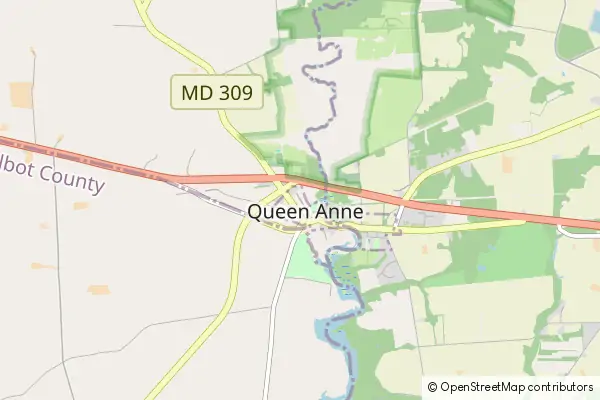 Karte Queen Anne