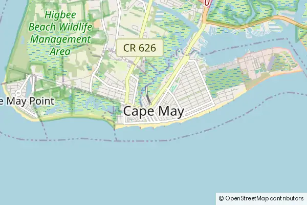 Karte Cape May