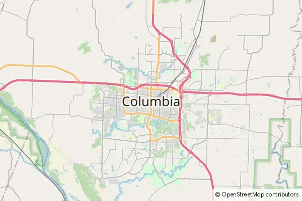 Karte: Columbia • © OpenStreetMap contributors Karte Columbia