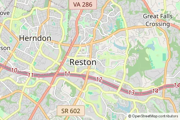 Karte Reston