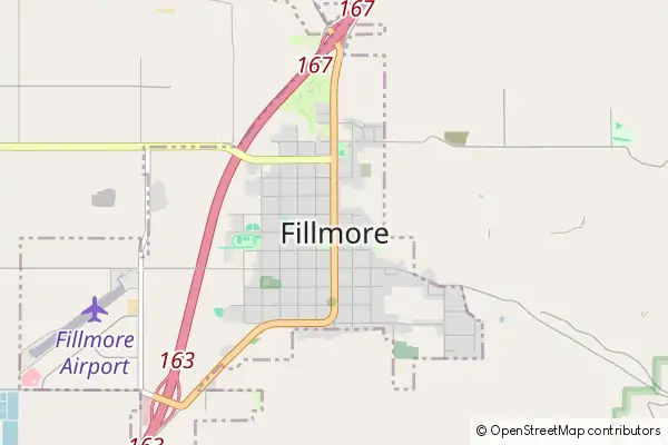 Karte Fillmore