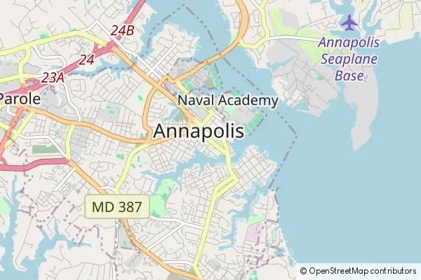 Karte Annapolis