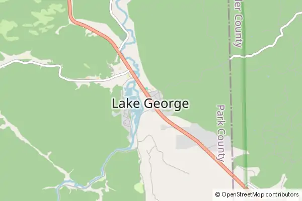 Karte Lake George