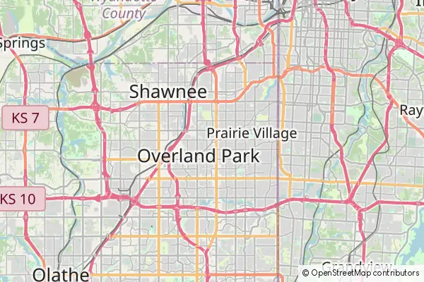 Karte Overland Park