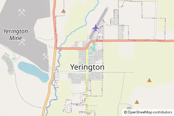 Karte Yerington