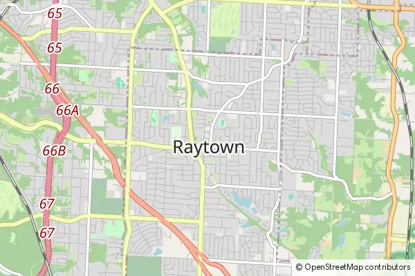 Karte Raytown