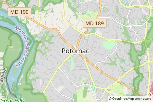 Karte Potomac