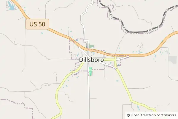 Karte Dillsboro