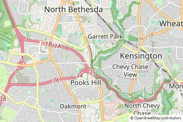 Karte North Bethesda