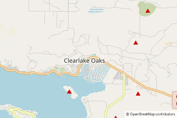 Karte Clearlake Oaks