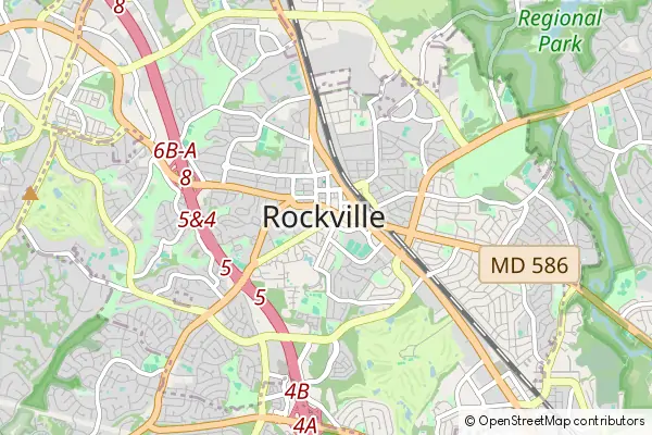 Karte Rockville