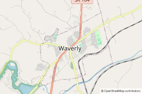 Karte Waverly