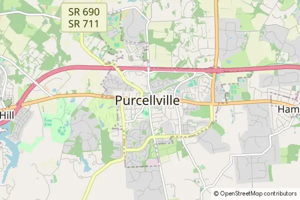 Karte Purcellville