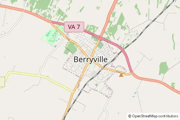 Karte Berryville