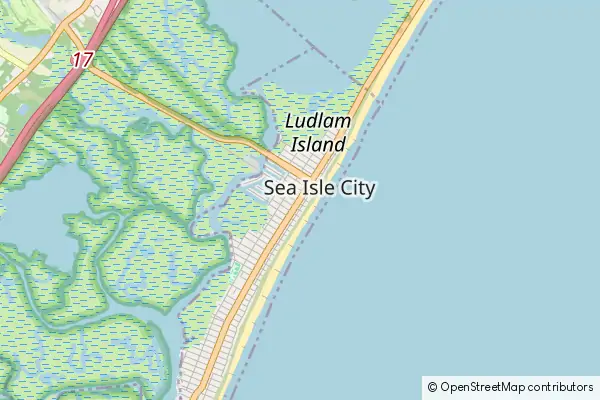 Karte Sea Isle City