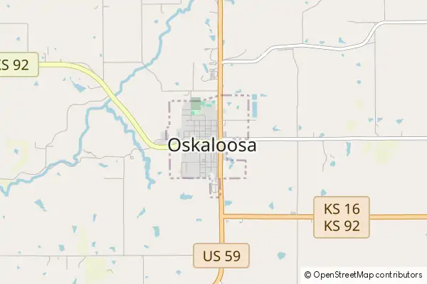 Karte Oskaloosa