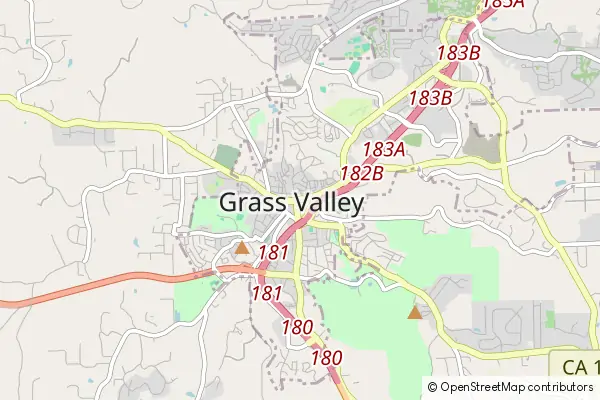 Karte Grass Valley