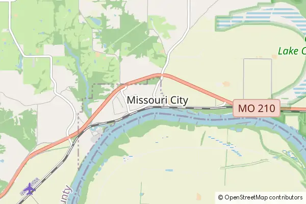 Karte Missouri City