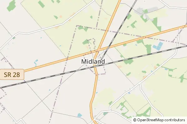 Karte Midland