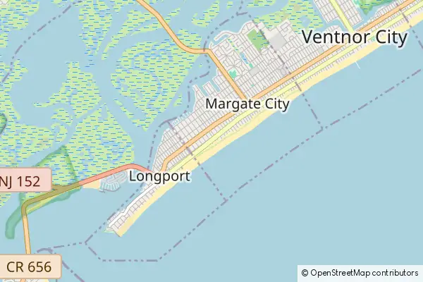 Karte: Margate City • © OpenStreetMap contributors Karte Margate City