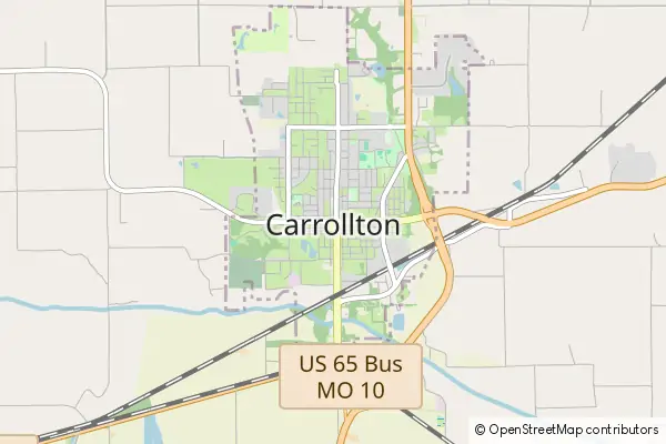 Karte Carrollton