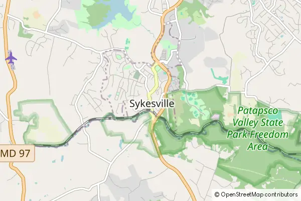 Karte Sykesville