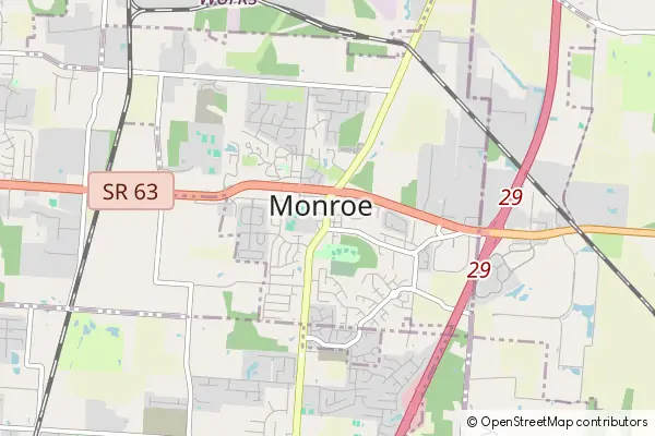 Karte Monroe (Ohio)