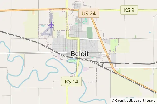 Karte Beloit