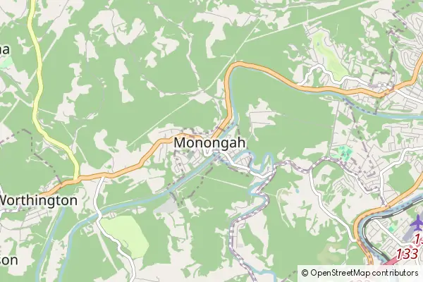 Karte Monongah