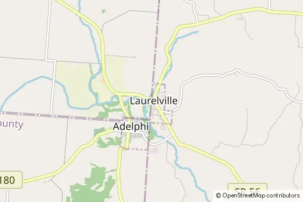 Karte Laurelville