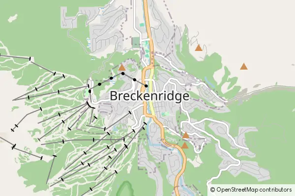 Karte Breckenridge