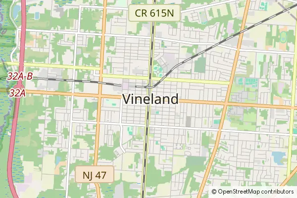 Karte Vineland