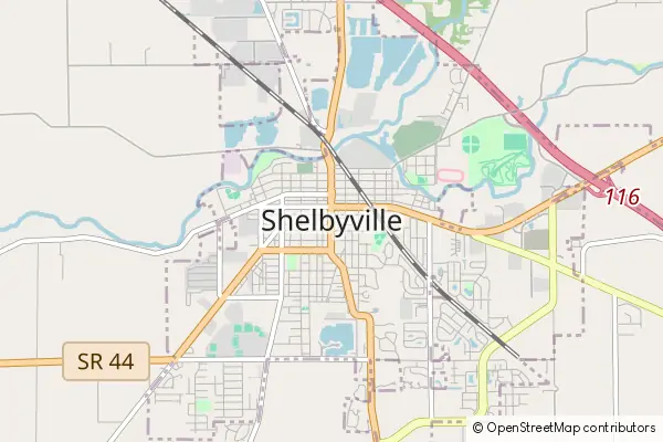 Karte Shelbyville