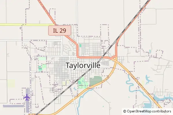 Karte Taylorville