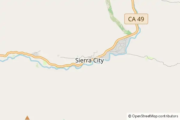 Karte Sierra City