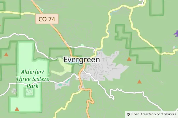 Karte Evergreen