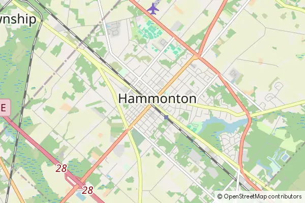 Karte Hammonton