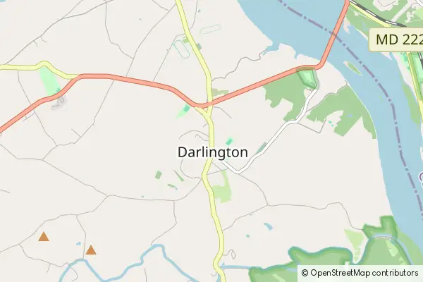 Karte Darlington