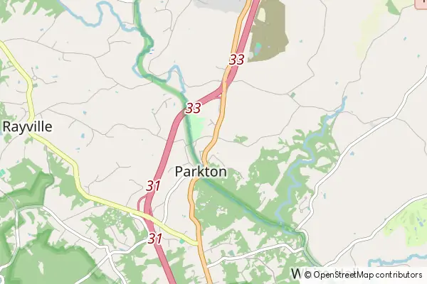 Karte Parkton