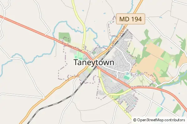 Karte Taneytown