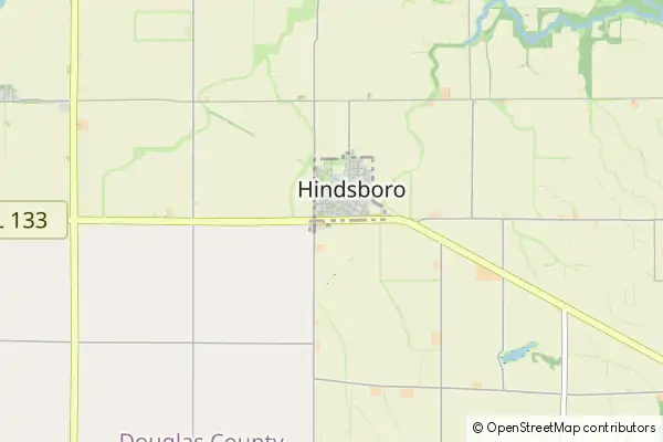 Karte Hindsboro